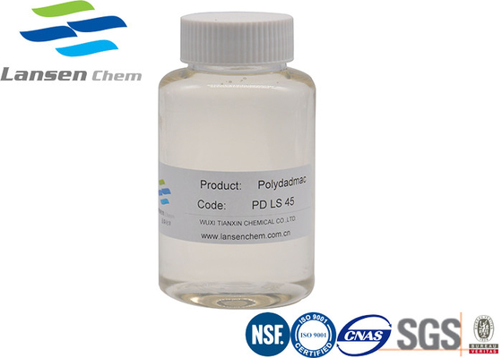 CAS 26062-79-3 cairan pengolahan air dan air limbah 40% Kationik Flokulan Koagulan Polydadmac