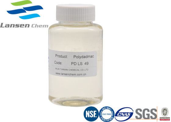 Agen Memperbaiki Pewarna Kain Viskositas Tinggi PolyDADMAC 26062-79-3 PH 5.0-8.0