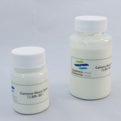 Chemical Cationic Rosin White Emulsion 50 MPa.S Kelarutan Baik