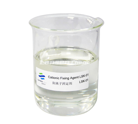 Amber Liquid Cationic Fixing Agent Mengurangi Penyakit Kertas Fixing Agent Anionic