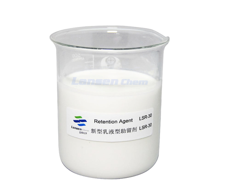 Filtration Retention Aid filter aid Wet Sheet Paper Strength Meningkatkan keragaman kertas White Emulsion