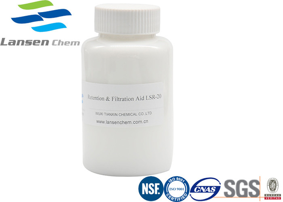 Filtration Retention Aid filter aid Wet Sheet Paper Strength Meningkatkan keragaman kertas White Emulsion
