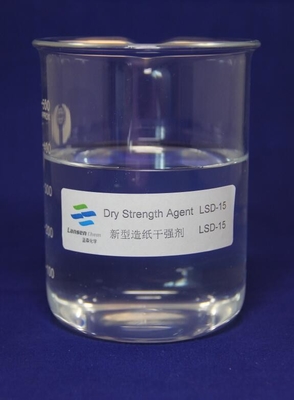 Industri Agen Kekuatan Kering Transparan Amfoter LSD-15 / LSD-20 4 - 25 ℃