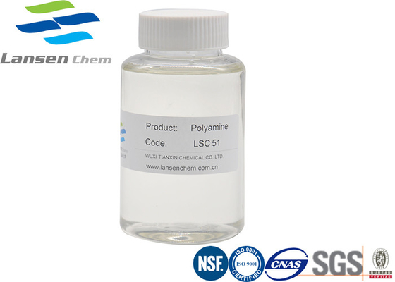 42751-79-1 Liquid Cationic Polyamine Flocculant Pengolahan Air Limbah Flokulan Organik