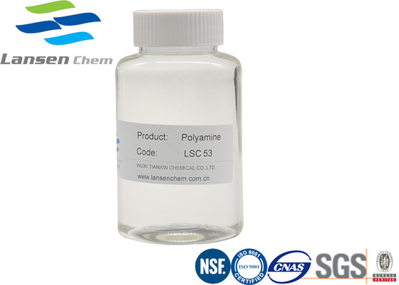 42751-79-1 Liquid Cationic Polyamine Flocculant Pengolahan Air Limbah Flokulan Organik
