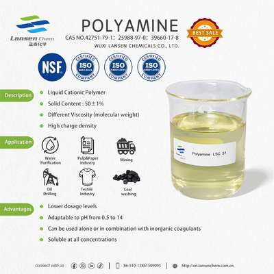 Polyamine Flocculant untuk Pengolahan Air Limbah Dekolorasi dan Pembersihan