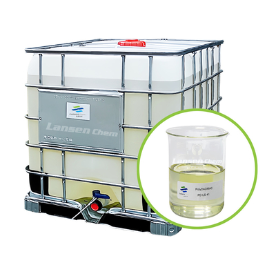 Eco Friendly High Efficiency Flocculant Liquid Polydadmac Polymer Sebagai Formaldehyde Free Fixing Agent Dalam Industri Eksil