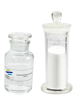 Bahan kimia Agen Bantu untuk Membuat Pengendali Keringat Pengolahan Air Flocculant Cairan Aluminium Chlorohydrate ACH