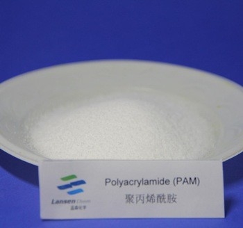 Nonionic Cationic Anionic Polyacrylamide PAM Perawatan Air Bubuk Putih Kuning Pucat