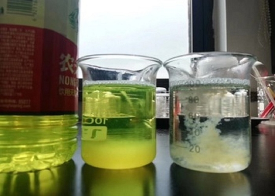 LSD-01 Agen Penghilang Warna Air 50% Dicyandiamide Formaldehyde Resin Chemical Auxiliary Agent