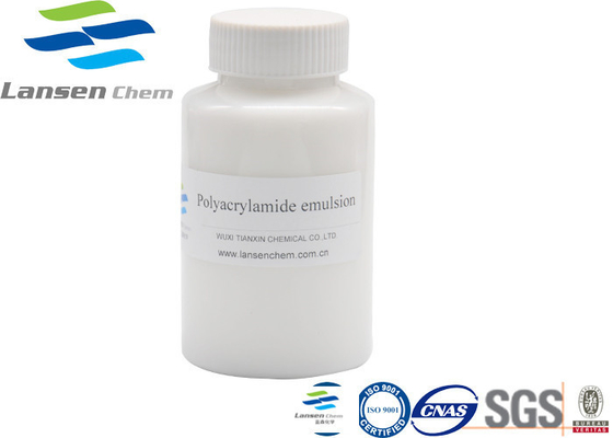 Cationic Pam Polyacrylamide Emulsion Textile Auxiliary Agents Water Treatment